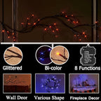 6ft Halloween LED String Lights, Waterproof Timer Lights