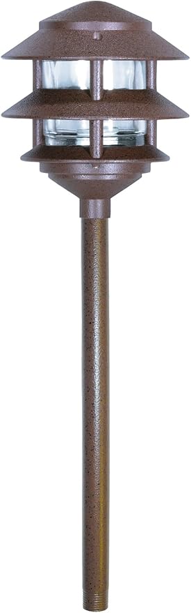 Bronze Solar Path Lights, Outdoor Yard LED