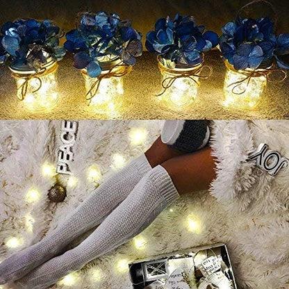 Christmas Twinkle Lights, 3ft Waterproof for Patio