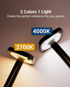 Solar Yard Path Lights 6-Pack, Waterproof