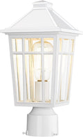 White Solar Fence Post Caps, Deck LED