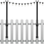 2-Pack Patio String Lights, 5ft LED