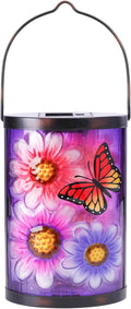 Butterfly Solar Lantern Set, Elegant Porch Lighting