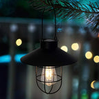 Solar Courtyard Lanterns, Outdoor Hanging LED Decor