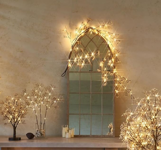 Christmas Twinkle Lights, 6ft Waterproof for Patio