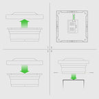 Solar Post Cap Lights, Waterproof LED