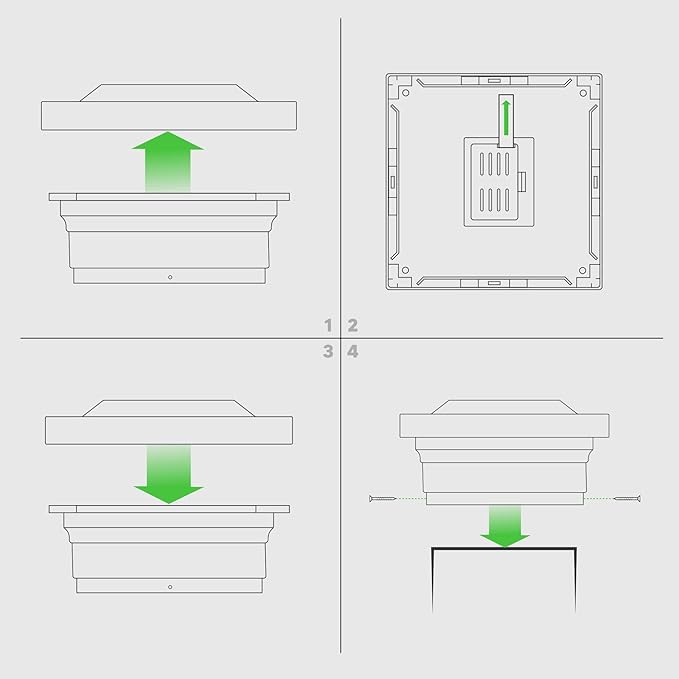 Classy Caps SL075W 5x5 Majestic Solar Post Cap - White – High-Performance Solar LED Lights, Durable PVC (Vinyl) Construction, Weather-Resistant, Ideal for Outdoor, Warm & Cool Light Modes
