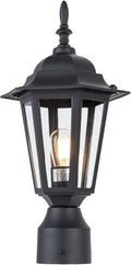 Pole Lantern for Outdoor Posts, Black Waterproof