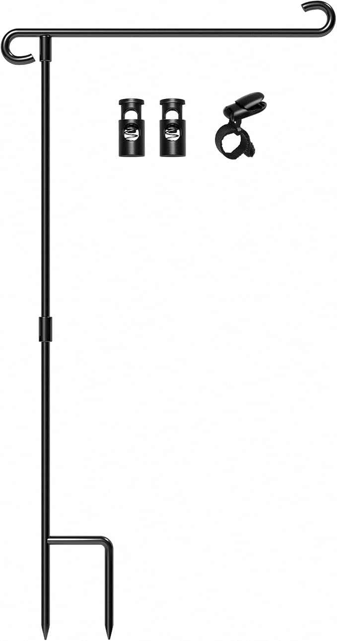 Solar-Powered Flagpole Light, Bright LED