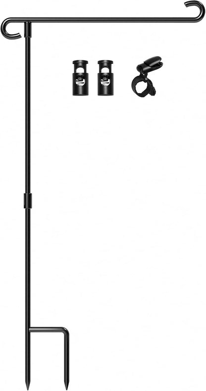 Solar-Powered Flagpole Light, Bright LED