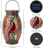 Cardinal Solar Lanterns, Waterproof LED Outdoor Lights