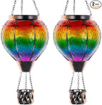 Garden Solar Lanterns, Waterproof LED Patio Lights