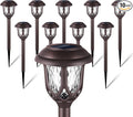 Warm White Solar Pathway Lights 10-Pack, Walkway LED