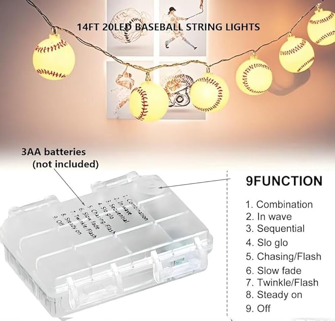 14ft Outdoor Edison String Lights, Weatherproof