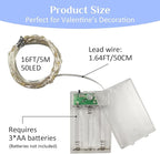 16ft White Outdoor Edison String Lights, Weatherproof