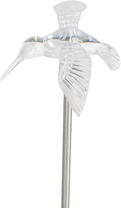 Outdoor Solar Garden Stake Light - Color Changing Decorative LED Stake Lamp In-ground Landscaping Lighting for Garden Patio Yard Lawn Pathway Flower Bed Decor Decorations Figurine Hummingbird