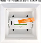 Solar Post Cap Lights 12-Pack, Waterproof LED