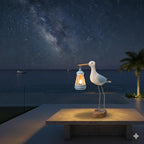 Solar Garden Statue Light, Yard Decor