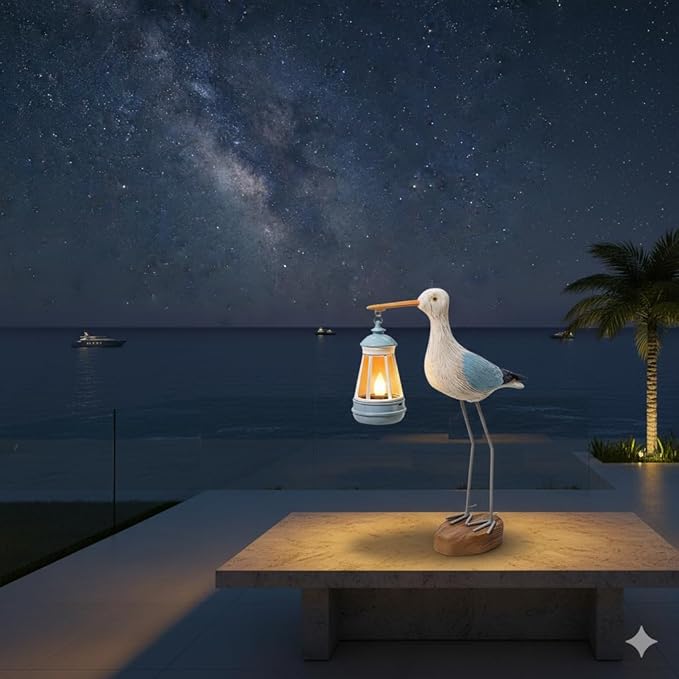 Solar Garden Statue Light, Yard Decor