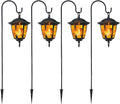Garden Solar Lantern Set 4-Pack, Metal Garden Lighting