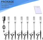 6-Pack Solar Pathway Lights, IP65 Waterproof LED Walkway Lights