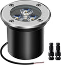 In-Ground Solar Lights, Flat LED Landscape