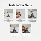 6-Pack Warm White Solar Path Lights, Outdoor Garden LED