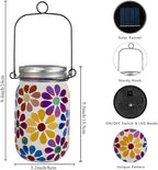 Flower Solar Lanterns, Waterproof LED Yard Lights