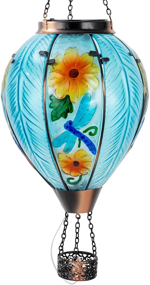 Charming Dragonfly Solar Lanterns for Porch, Waterproof LED
