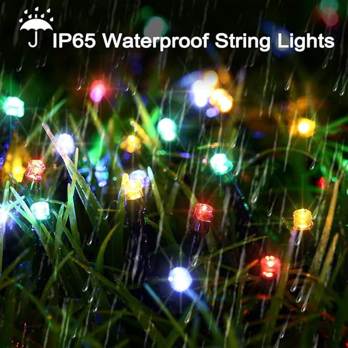 Christmas String Lights, 72ft 200 LED Waterproof Twinkle Lights