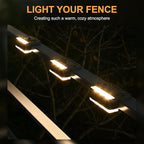 4-Pack Warm White Stair Solar Lights, Waterproof LED