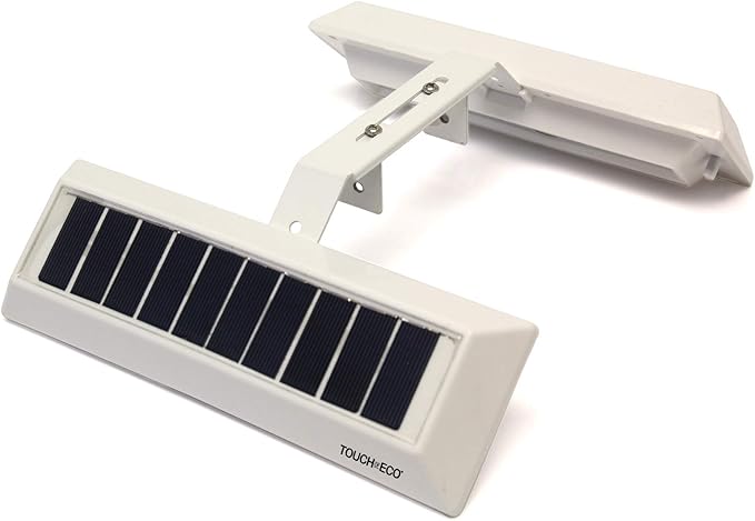 Touch Of ECO LITEAGENT PRO - Solar Dual Sided LED Post Light For Real Estate Signs, Business, Yard Sign Lighting - Includes Adjustable Sign Mounting Bracket