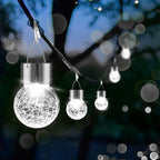 Globe Solar Lantern Set 12-Pack, Rustic Porch Lighting