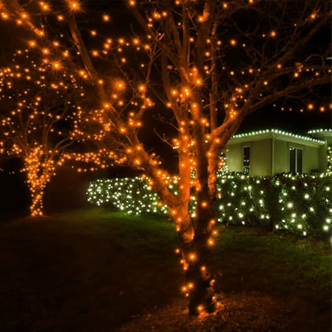 18ft Halloween LED String Lights, Waterproof Timer Lights