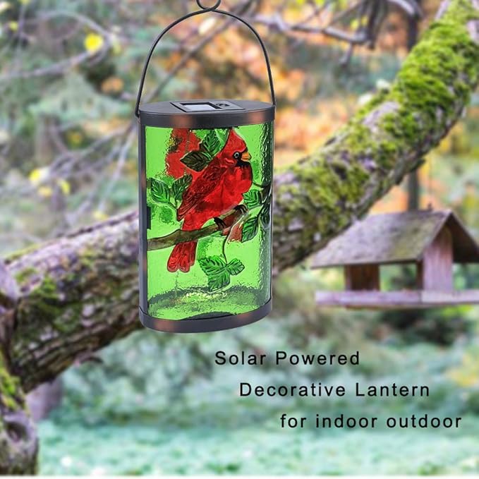 Cardinal Solar Patio Lanterns, Classic Waterproof LED