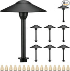 Solar Pathway Lights, Waterproof LED Driveway Lights