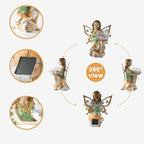 Solar Garden Statue Light 9.45", Yard Decor