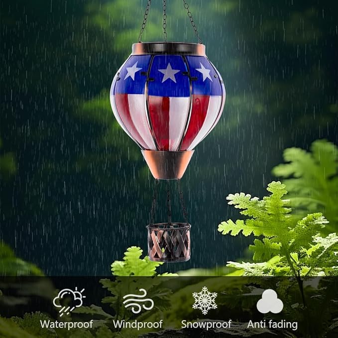 Backyard Solar Lantern Set, Elegant Patio Lighting