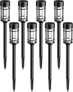 Solar Pathway Lights 8-Pack, Walkway LED