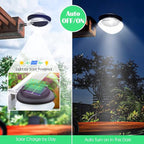 Sleek Solar Patio Lights 6-Pack, LED