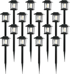 Warm White Solar Path Lights, Outdoor Garden LED