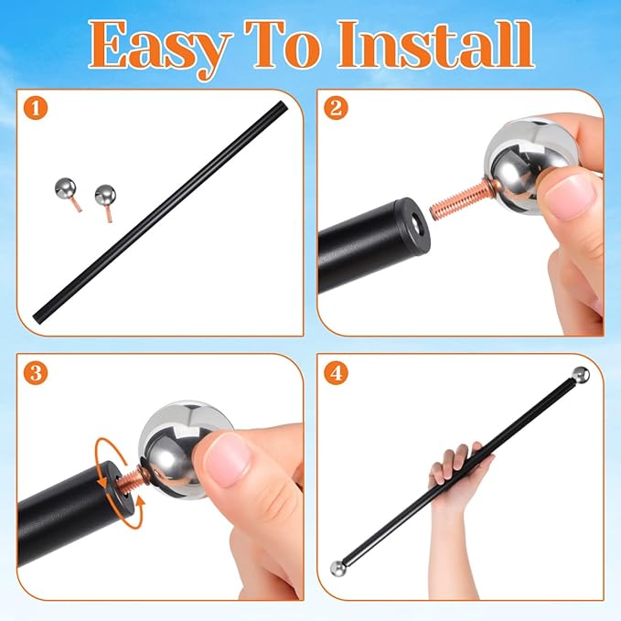 iplusmile Outdoor Lamp Post Cross Arm Ladder Rest Handle 22.04In Aluminum Adjustable Bracket for Heavy Duty Garden Light Pole Support
