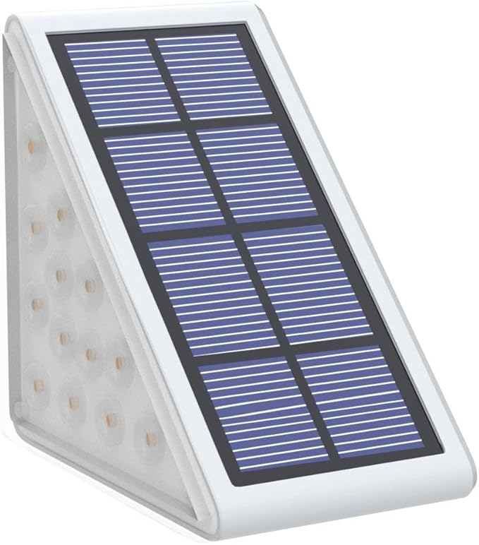 NIORSUN Outdoor Step Lights,8 Pack Warm White Solar Step Lights Waterproof IP67 Auto On Off,Solar Lights for Steps,Stair,Patio,Yard,Porch,Front Door,Sidewalk,Deck Decor