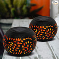 Solar Hanging Lanterns 2-Pack, Garden Hanging LED Decor