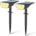 2-Pack Solar Spotlights, Waterproof Wall LED