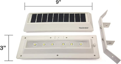 Touch Of ECO LITEAGENT PRO - Solar Dual Sided LED Post Light For Real Estate Signs, Business, Yard Sign Lighting - Includes Adjustable Sign Mounting Bracket