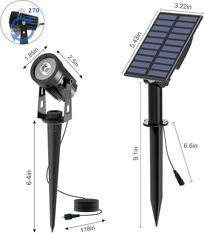 Solar Spotlights, Landscape Lights