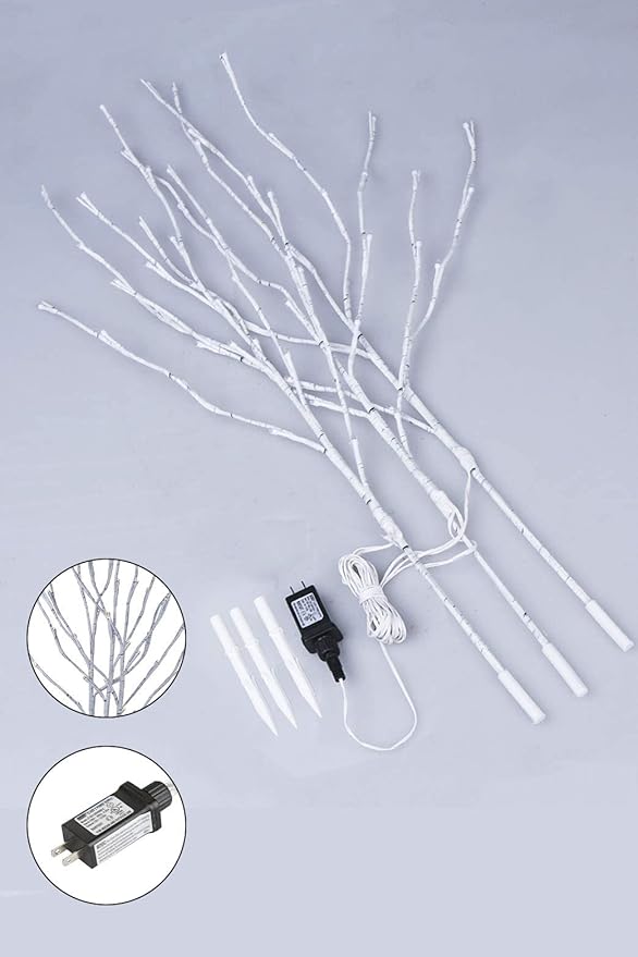 Warm White Solar Path Lights, Outdoor Yard LED
