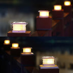 6-Pack Solar Post Cap Lights, Warm White Waterproof