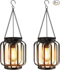 Backyard Solar Hanging Lanterns 2-Pack, Classic Backyard Decor